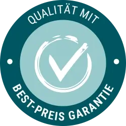 Siegel Qualität und Best-Preis-Garantie